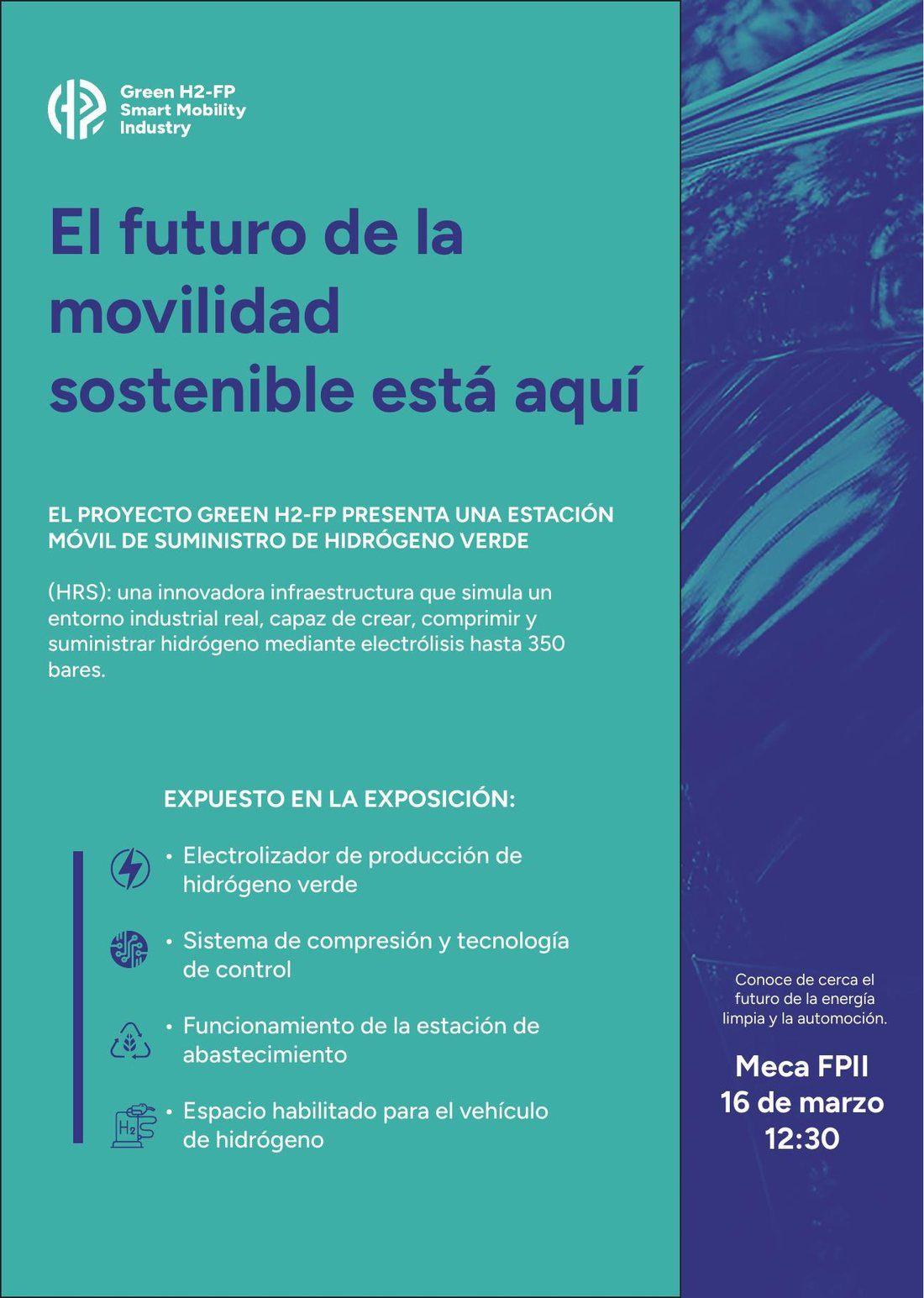 Cartel A3 turquesa y violeta